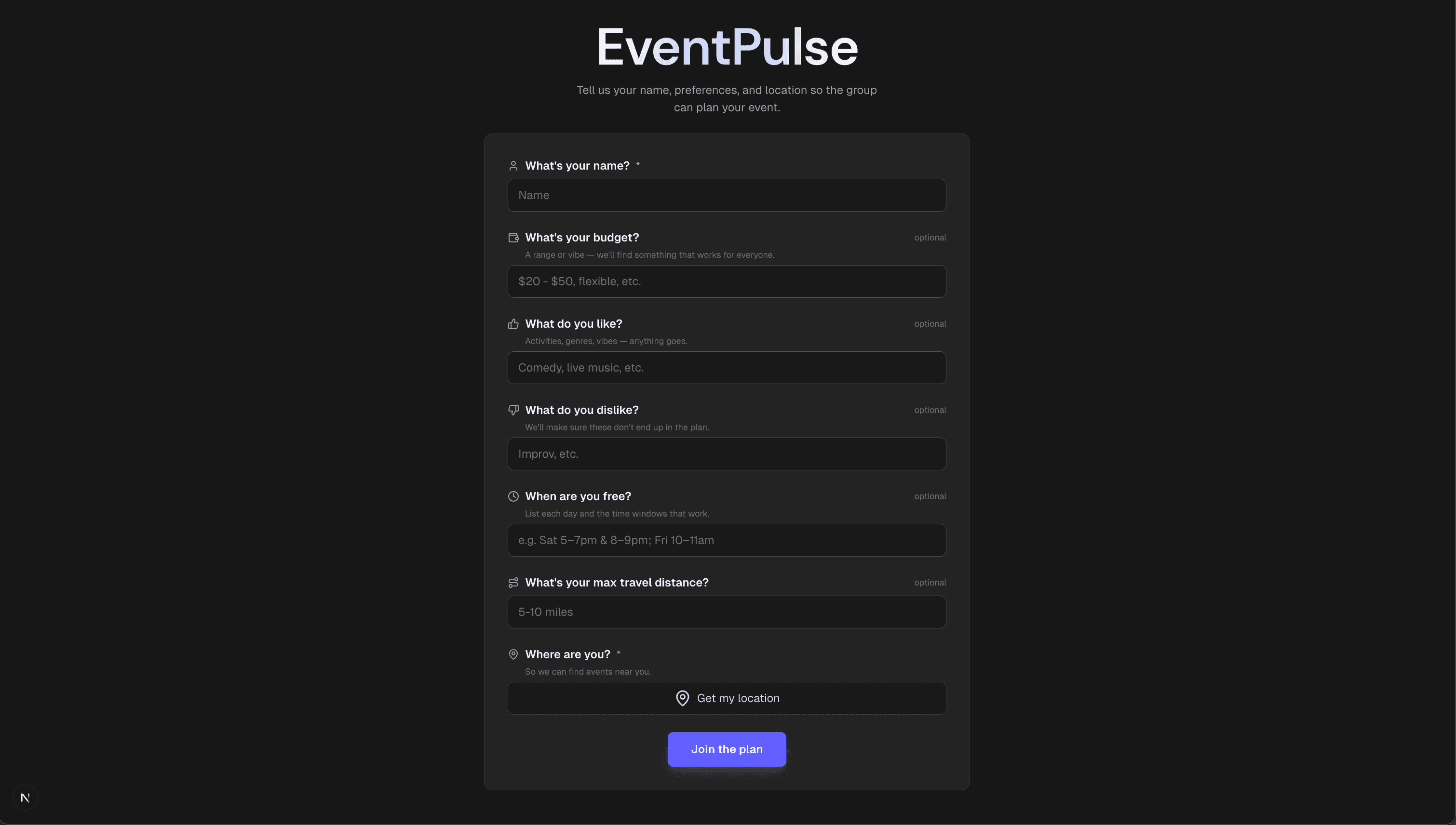EventPulse screenshot 1